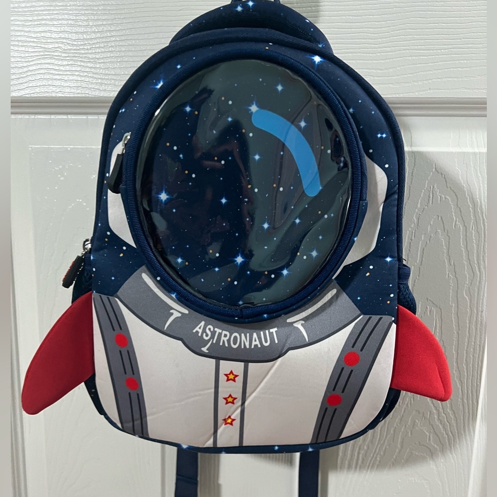 Olang Astronaut Mini Backpack. Kid backpack blue space backpack.